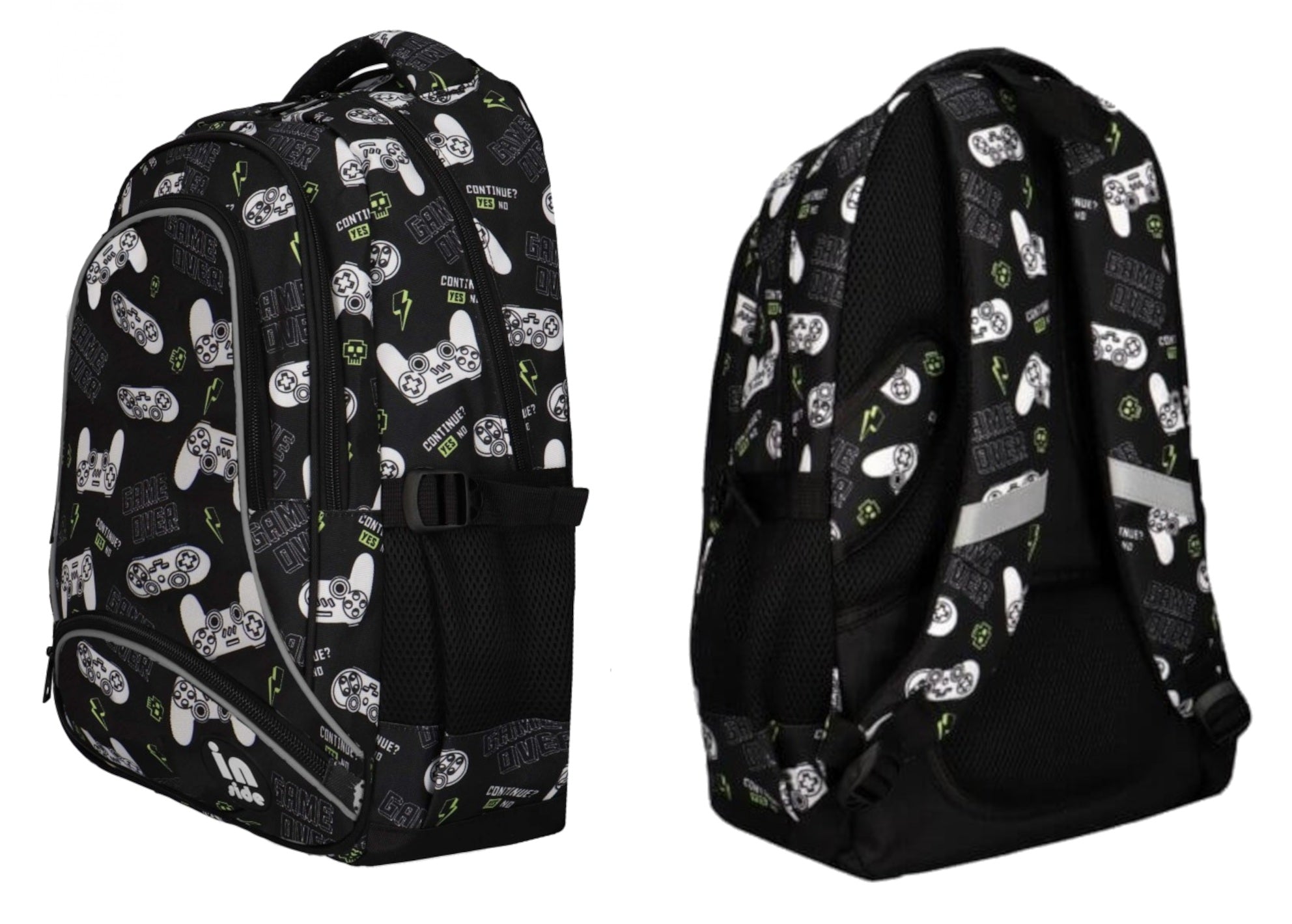 SCHOOL BACKPACK 3 CHAMBERS INSIDE GAMING PADS INCOOD Brand Incood