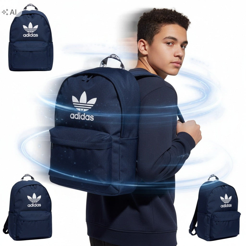 SCHOOL BACKPACK ADIDAS ADICOLOR YOUTH NAVY BLUE 25L 44CM 1 UNISEX