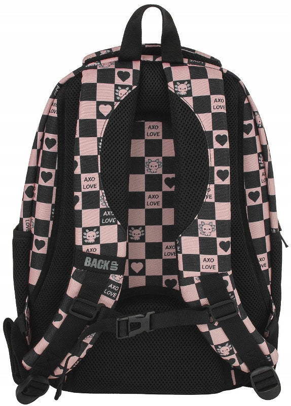 SCHOOL BACKPACK BACKUP 26L MULTI-CHAMBER CHESSBOARD HEARTS AXOLOT O15 Manufacturer code PLB7O15