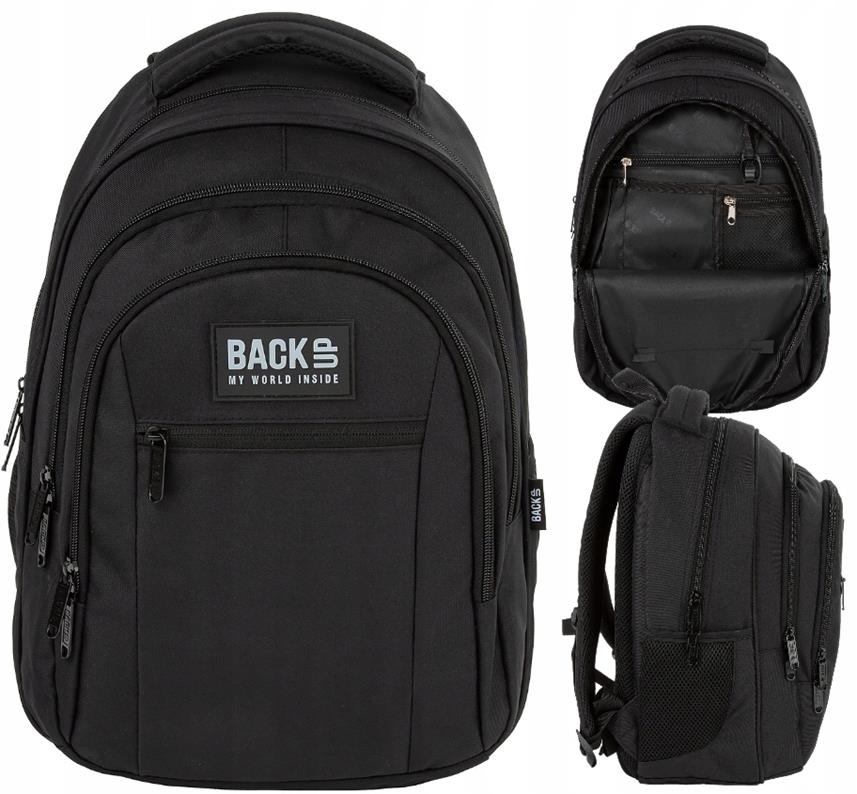 SCHOOL BACKPACK BACKUP 8 MODEL 056 BLACK DERFORM