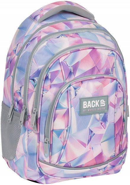 SCHOOL BACKPACK BACKUP A24 REFLECTIONS DIAMONDS PASTEL TONES 26L Brand Back Up