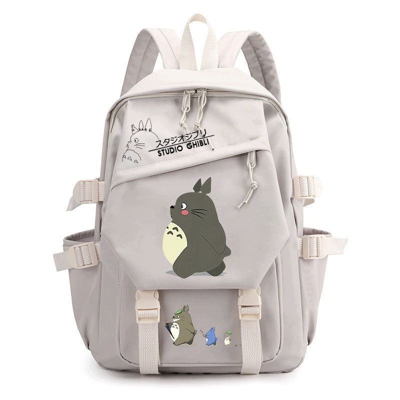 SCHOOL BACKPACK BAG My Neighbor Totoro PATTERNS A4 LARGE COLORS PATTERNS STYLE