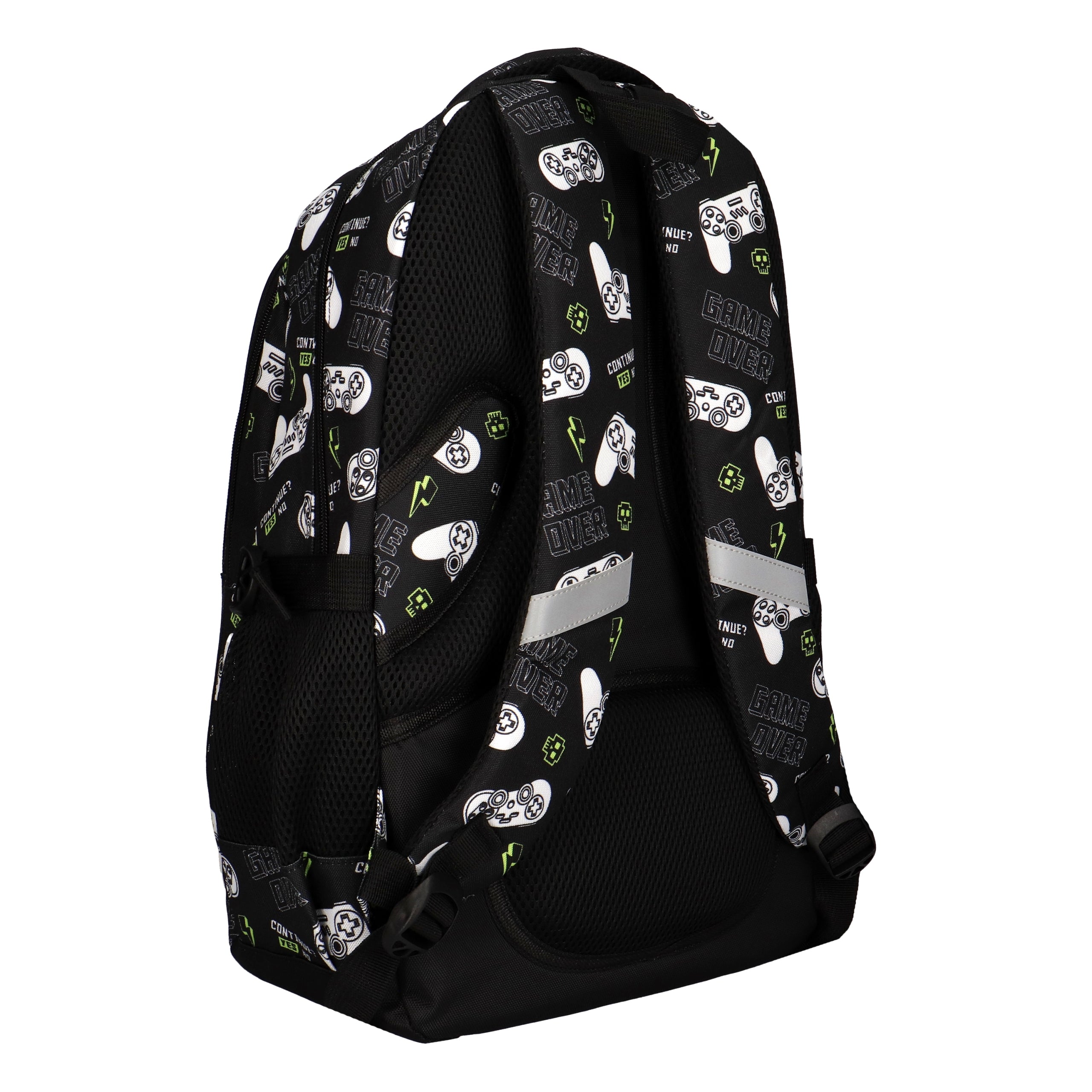 SCHOOL BACKPACK BLACK WITH THREE-CHAMBER PADS FOR A BOY CLASS 1 2 3 Brand Incood