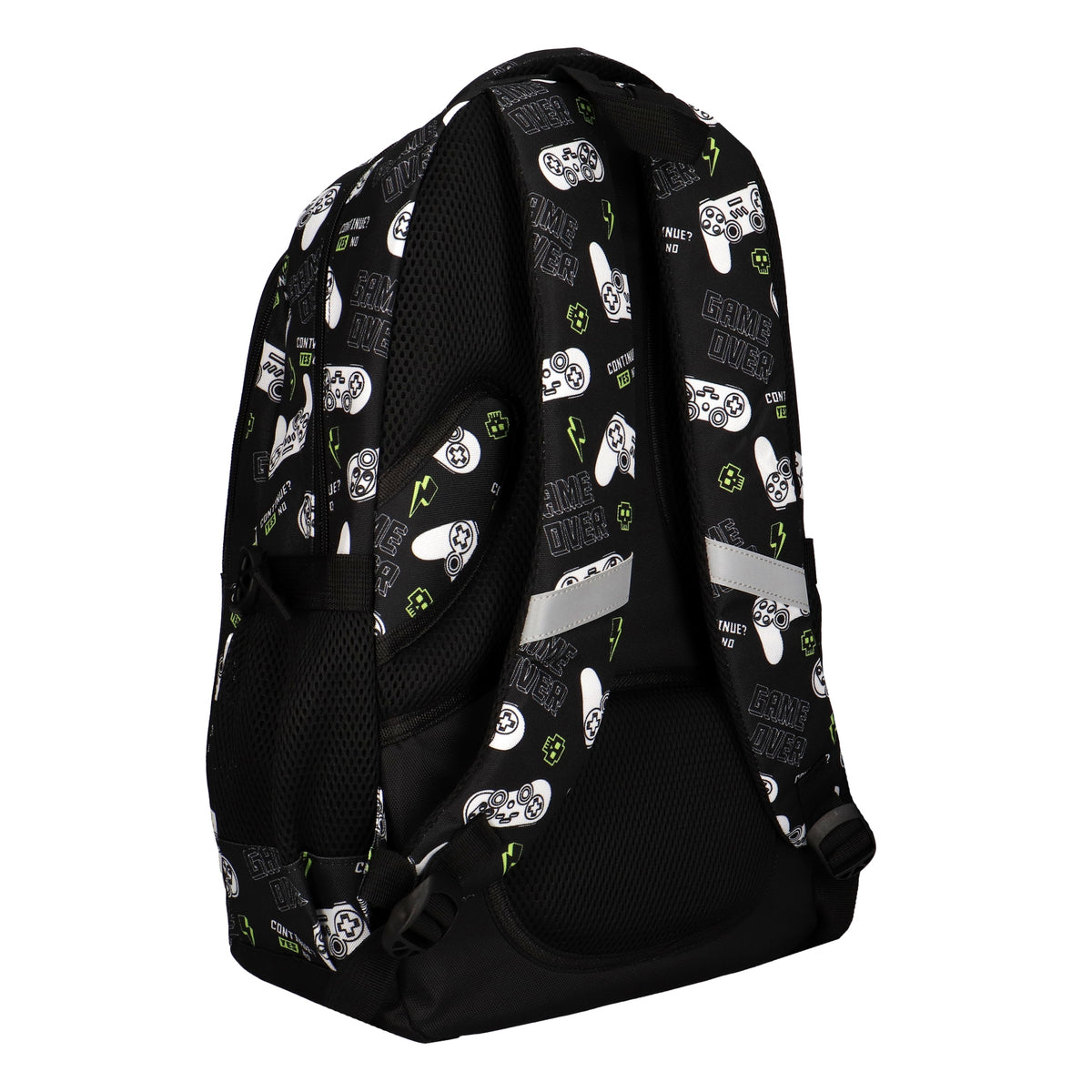 SCHOOL BACKPACK BLACK WITH THREE-CHAMBER PADS FOR A BOY CLASS 1 2 3 Brand Incood