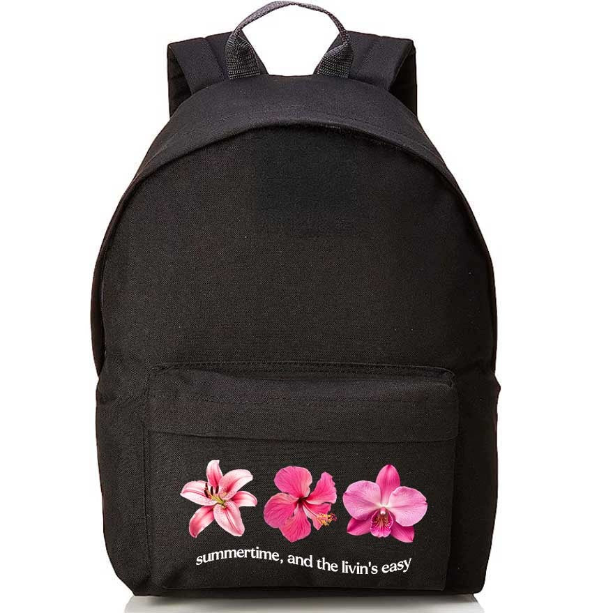 SCHOOL BACKPACK BLACK YOUTH LARGE ROOMY FOR TEENAGER SUMERTIME