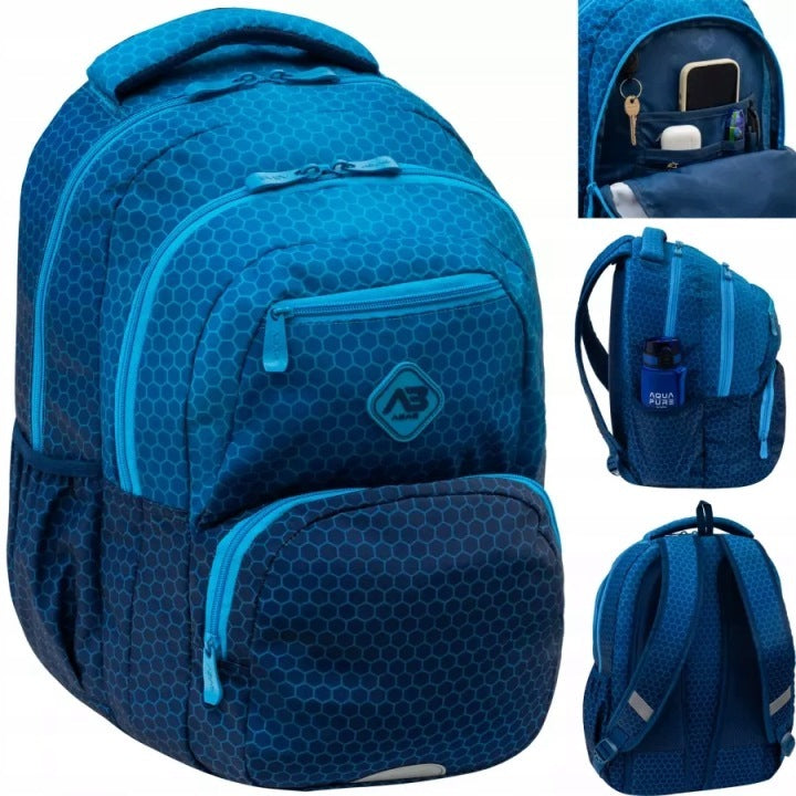 SCHOOL BACKPACK BLUE FOR BOYS 20L CLASS 1-3 | ASTRABAG Manufacturer code 5908809106075