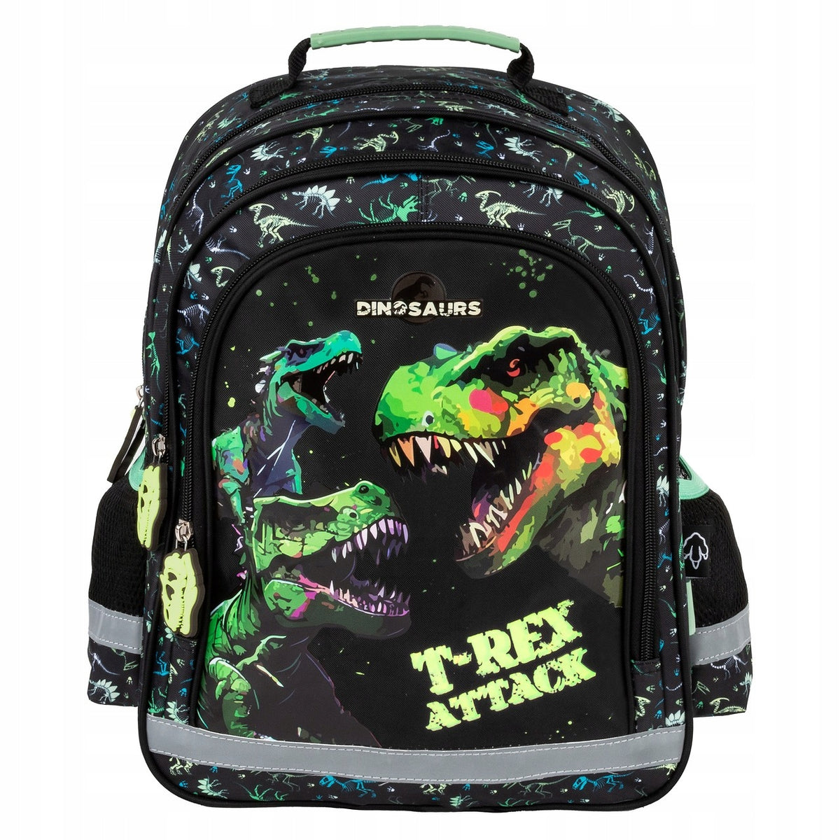 SCHOOL BACKPACK CLASS 1-3 two-chamber DINOSAURS T-REX Derfrom Manufacturer code DF-PL15BDN20-04710