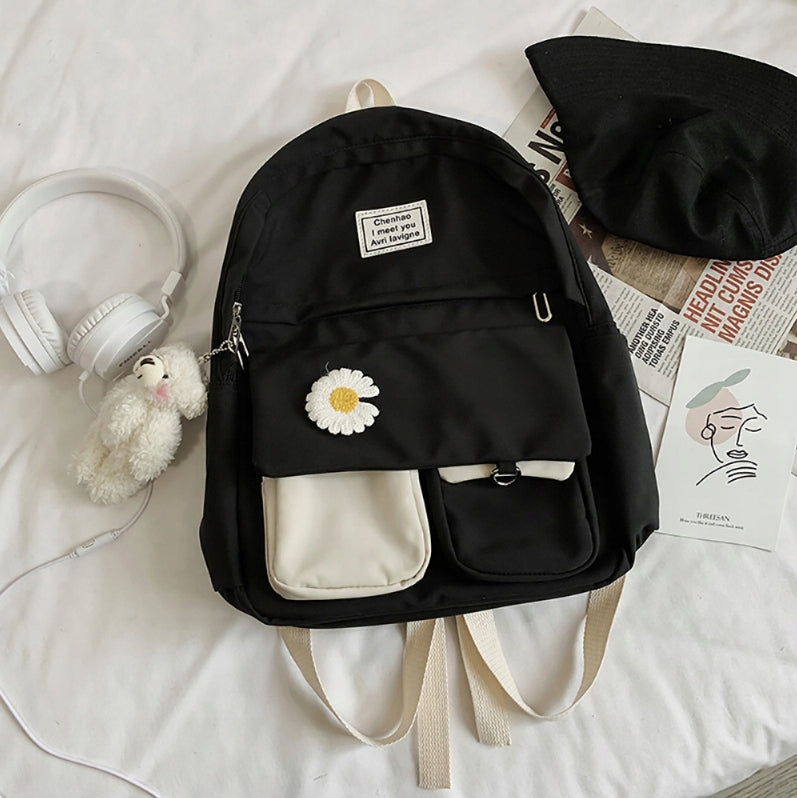 SCHOOL BACKPACK COLORS A4 FASHIONABLE YOUTH SATCHEL ROOMY FOR A TEENAGER Manufacturer code plecak szkolny tornister młodzieżowy