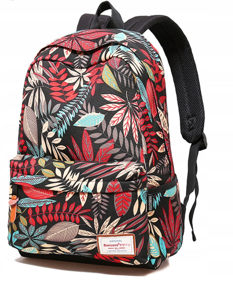 SCHOOL BACKPACK COLORS PATTERNS YOUTH SATCHEL