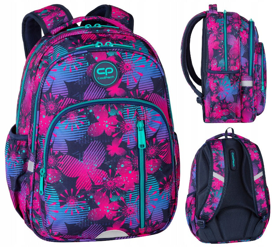 SCHOOL BACKPACK COOLPACK BASE 27L E27538 WISHES BUTTERFLIES