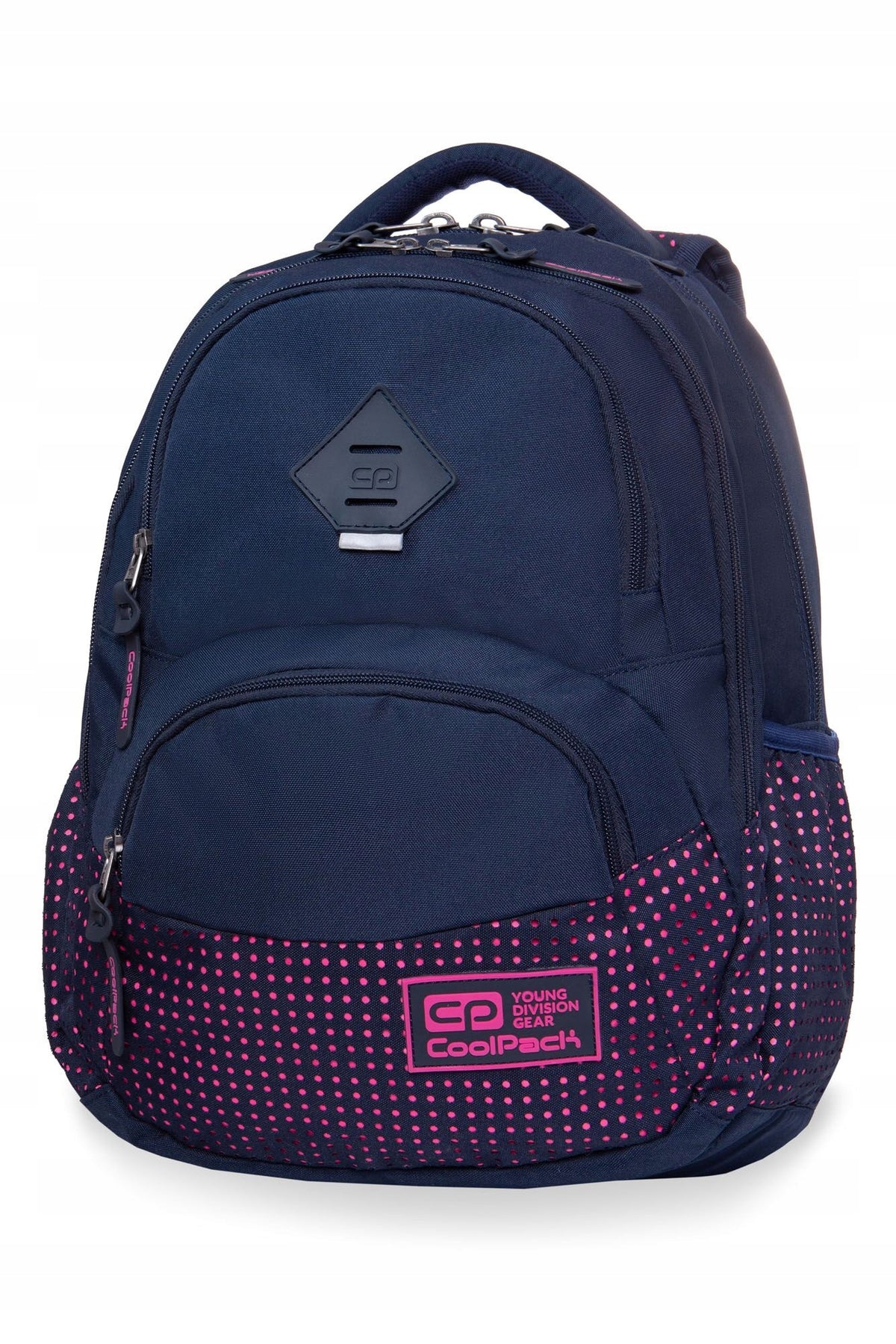 SCHOOL BACKPACK COOLPACK DART II XL 27L DOTS NAVY / PINK