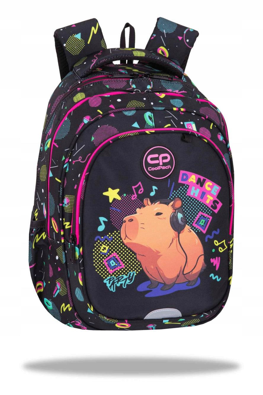SCHOOL BACKPACK COOLPACK FAST CAPYBARA MUSIC