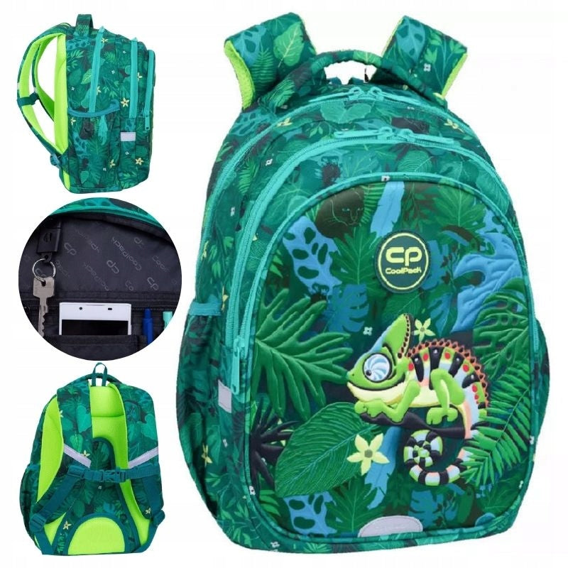 SCHOOL BACKPACK COOLPACK FOR A BOY TO SCHOOL ROOMY CHILDREN FOR CHILDREN