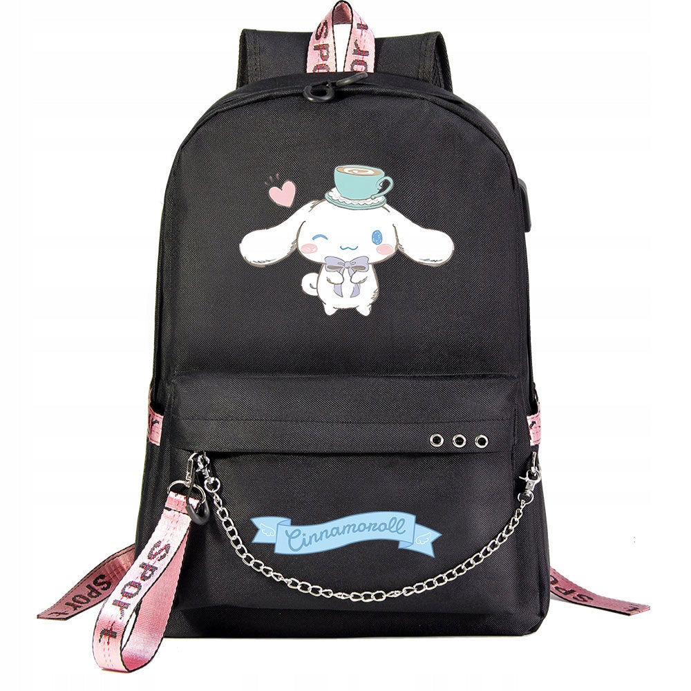 SCHOOL BACKPACK Cinnamoroll A4 LARGE PATTERNS high quality Packaging status original