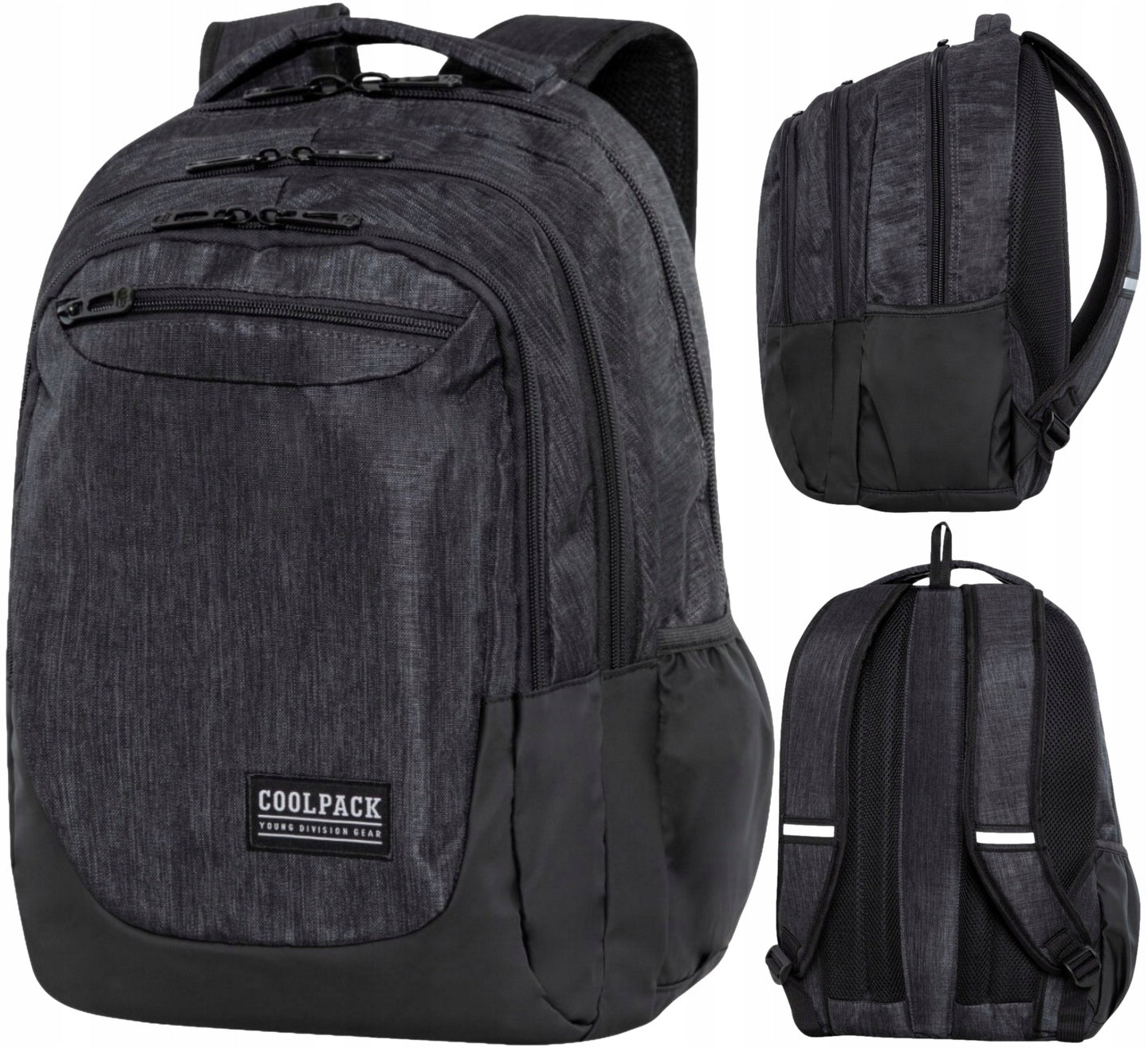 SCHOOL BACKPACK CoolPack BLACK SOUL