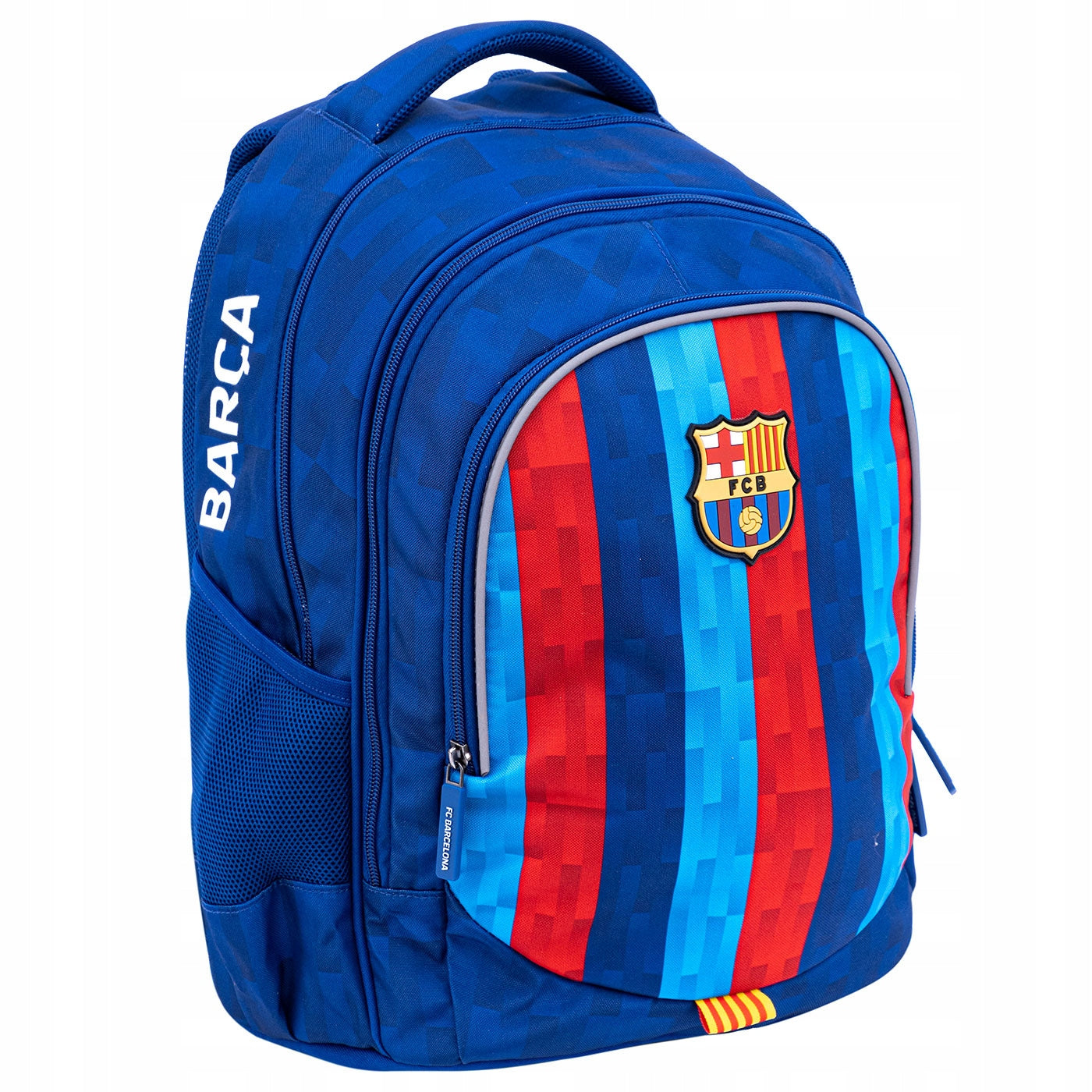 SCHOOL BACKPACK FC BARCELONA THREE-CHAMBER REFLECTORS WATERPROOF FOR THE FAN