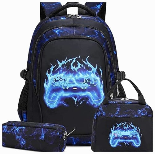 SCHOOL BACKPACK FOR BOY CHILDREN'S SATCHEL WATERPROOF SET