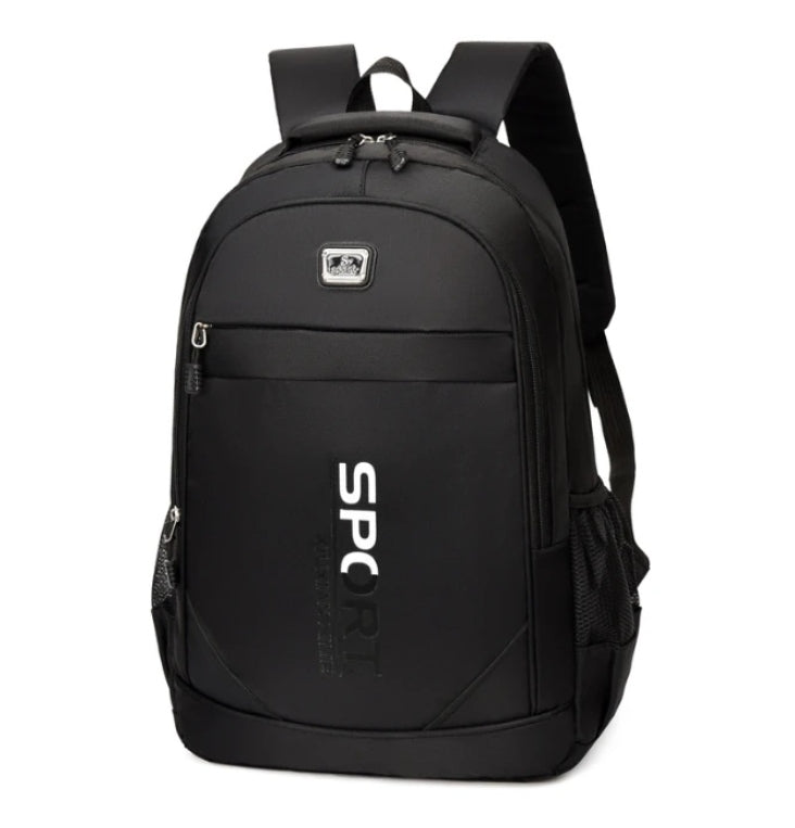 SCHOOL BACKPACK FOR BOY WATERPROOF SPORTS MULTI-CHAMBER BLACK Packaging status original