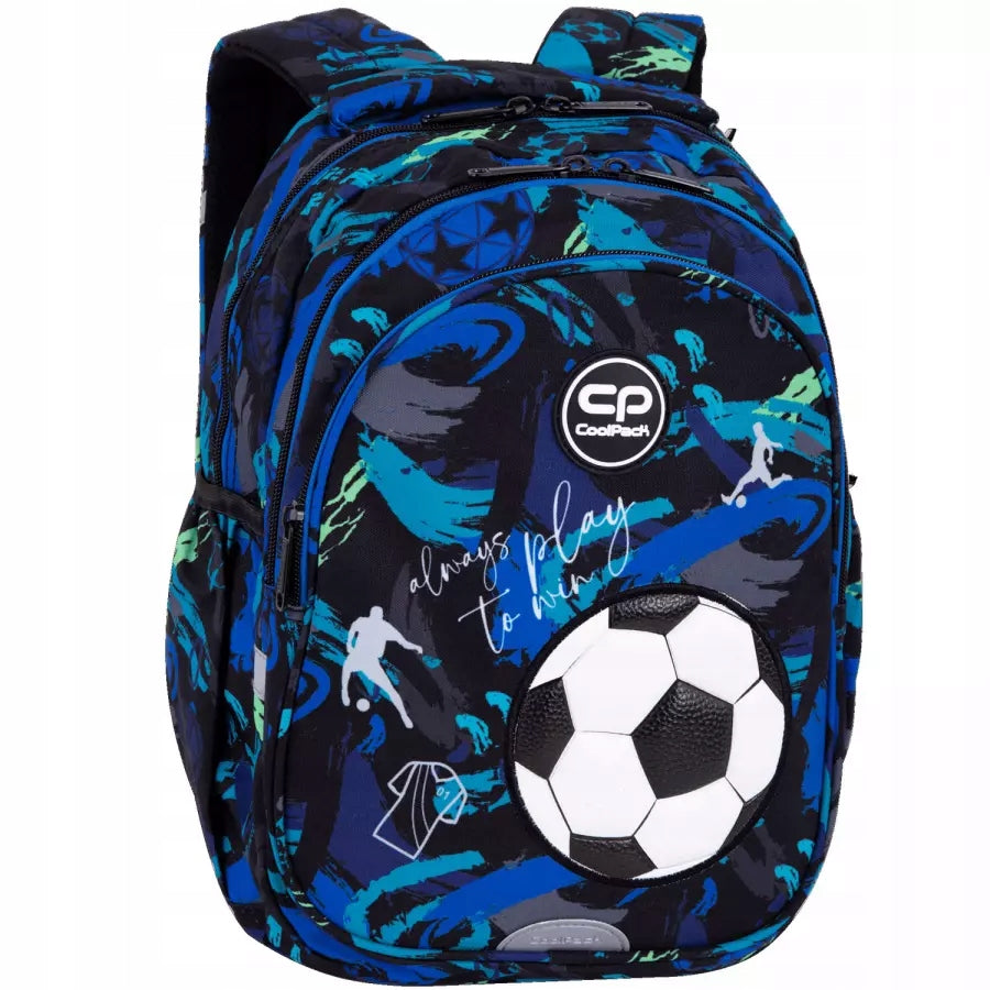 SCHOOL BACKPACK FOR BOY YOUTH FOOTBALL COOLPACK CLASS 1-3 Manufacturer code F029967