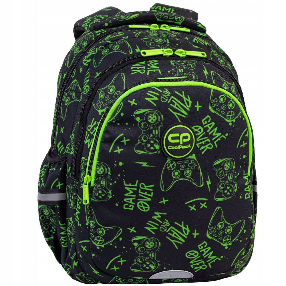 SCHOOL BACKPACK FOR BOYS CLASS 13 GAME NIGHT SET COOLPACK EAN (GTIN) 5905815406946