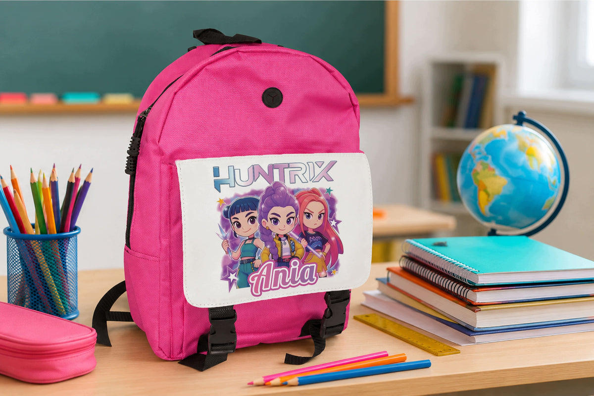 SCHOOL BACKPACK FOR CHILD TO SCHOOL HUNTRIX DEMON HUNTERS KPOP GIFT Brand no brand
