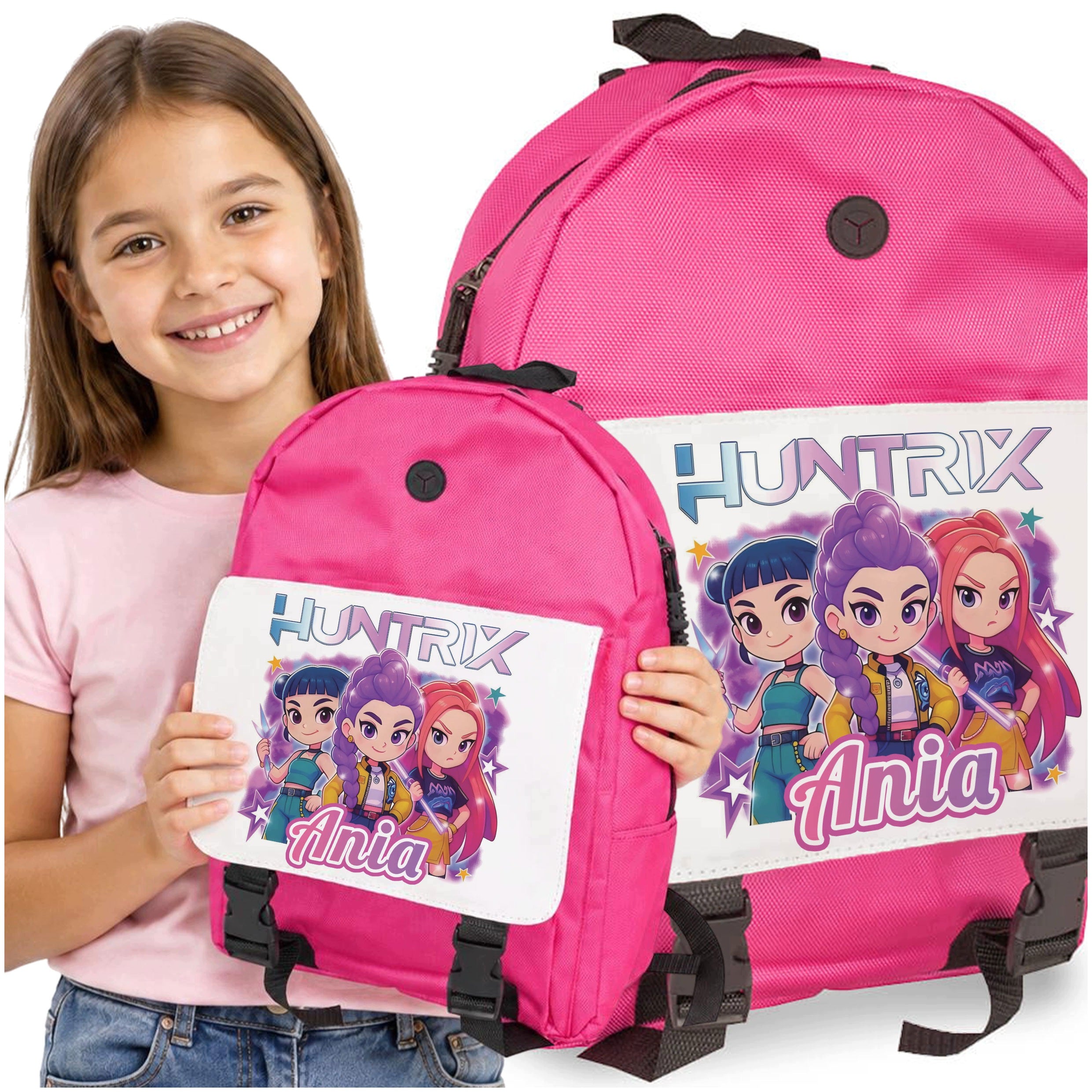 SCHOOL BACKPACK FOR CHILD TO SCHOOL HUNTRIX DEMON HUNTERS KPOP GIFT