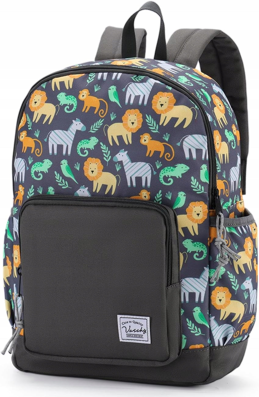 SCHOOL BACKPACK FOR CHILDREN ANIMAL MOTIF LION 11,5L 4-6 YEARS DURABLE FASHIONABLE