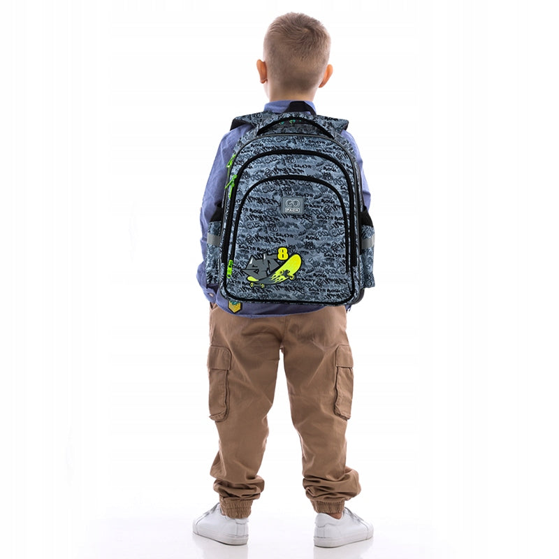 SCHOOL BACKPACK FOR CHILDREN GRAFITTI SKATE GoPack EAN (GTIN) 4063276190482