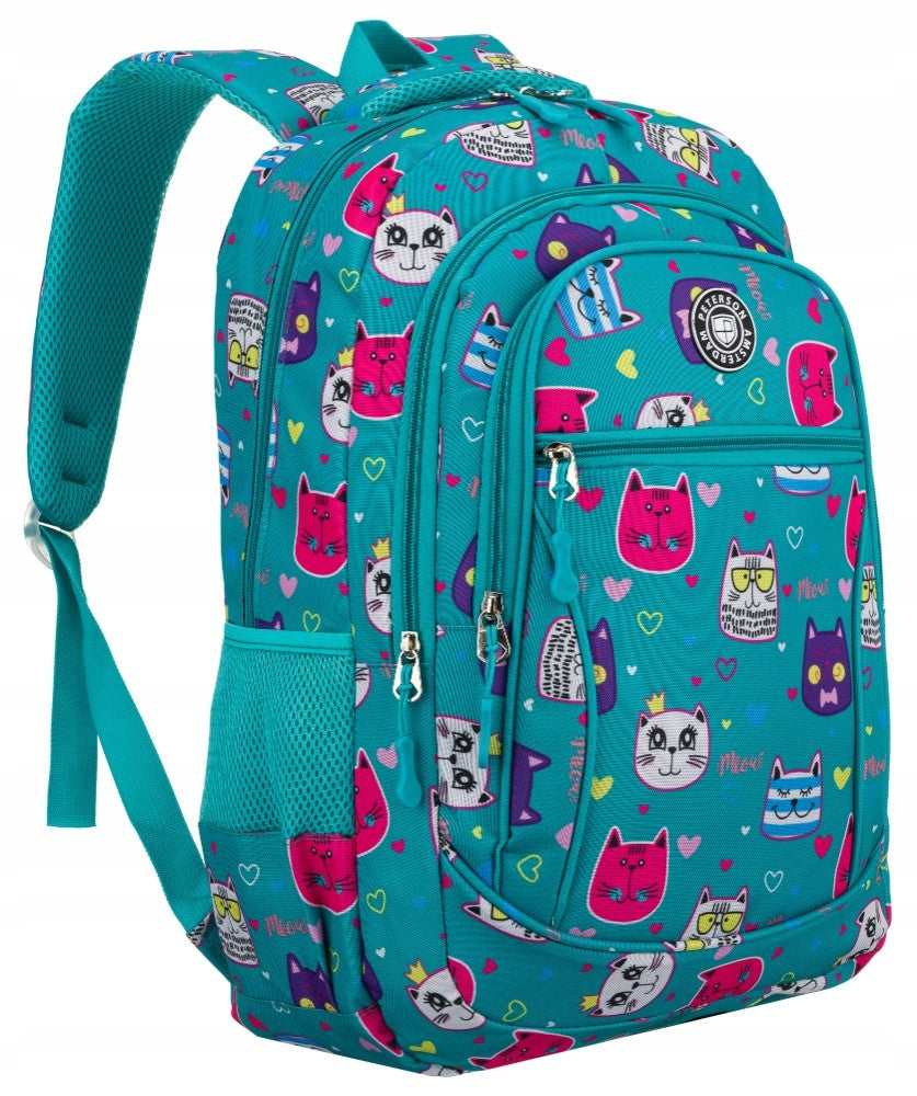 SCHOOL BACKPACK FOR CHILDREN SATCHEL PETERSON SPORTS FOR SCHOOL ROOMY