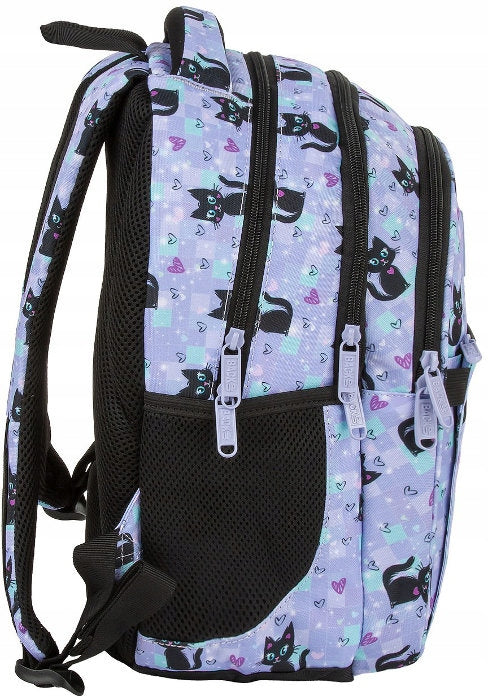 SCHOOL BACKPACK FOR GIRLS BACKUP P16 MAGIC CATS CLASS 1 - 3 Manufacturer code PLB7P16