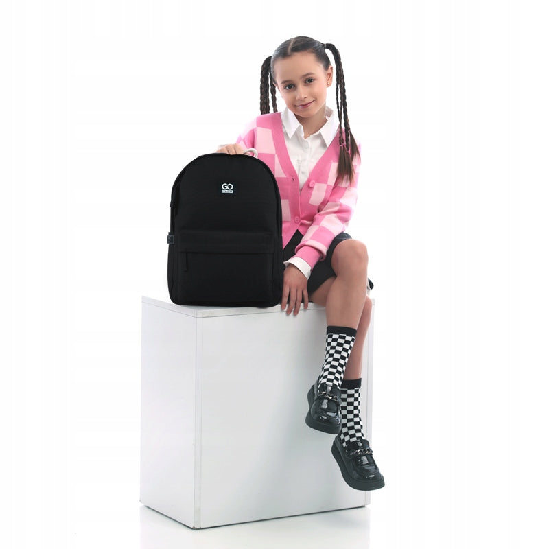 SCHOOL BACKPACK FOR GIRLS BLACK GoPack Brand GoPack