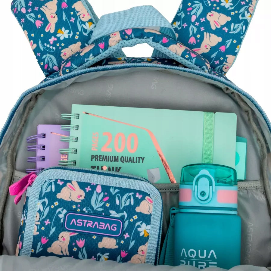 SCHOOL BACKPACK FOR GIRLS BUNNY Brand AstraBag
