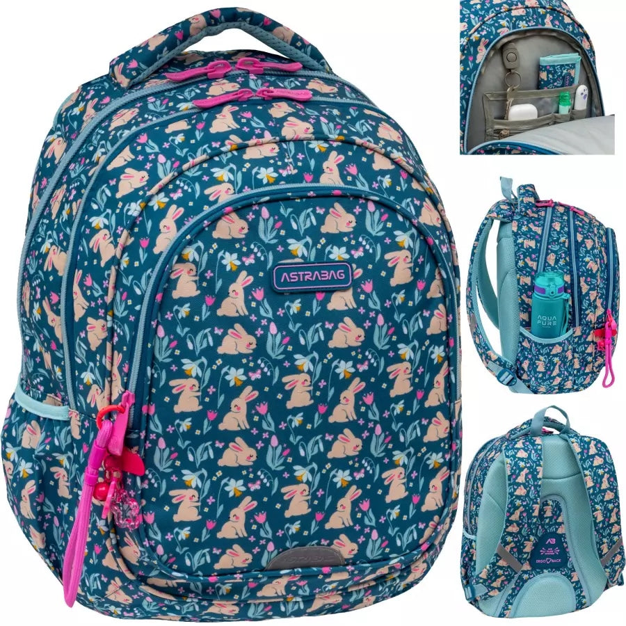 SCHOOL BACKPACK FOR GIRLS BUNNY