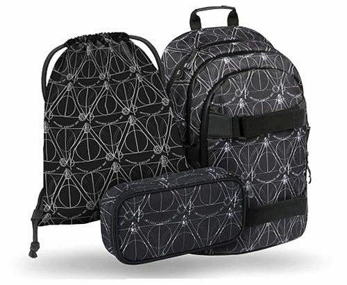 SCHOOL BACKPACK FOR GIRLS ERGONOMIC SET OF 3 PARTS SATCHEL