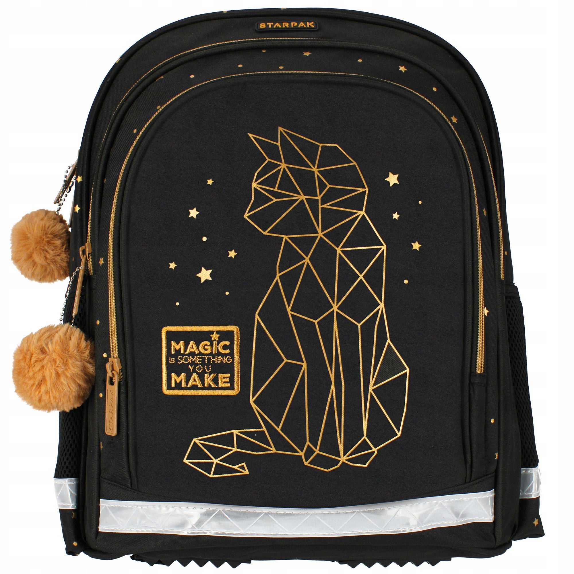SCHOOL BACKPACK FOR GIRLS GOLDEN KITTEN Manufacturer code 507689