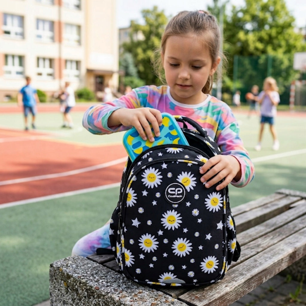 SCHOOL BACKPACK FOR GIRLS SATCHEL DAISY IN DAISIES CP Manufacturer code F029817
