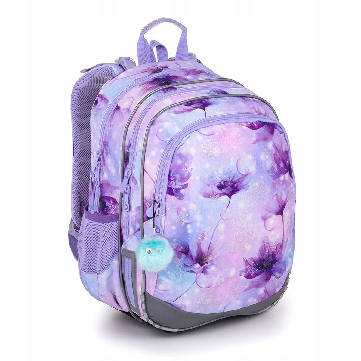 SCHOOL BACKPACK FOR GIRLS TOPGAL ELLY 24050 LIGHT PURPLE A4 23 L Packaging status original
