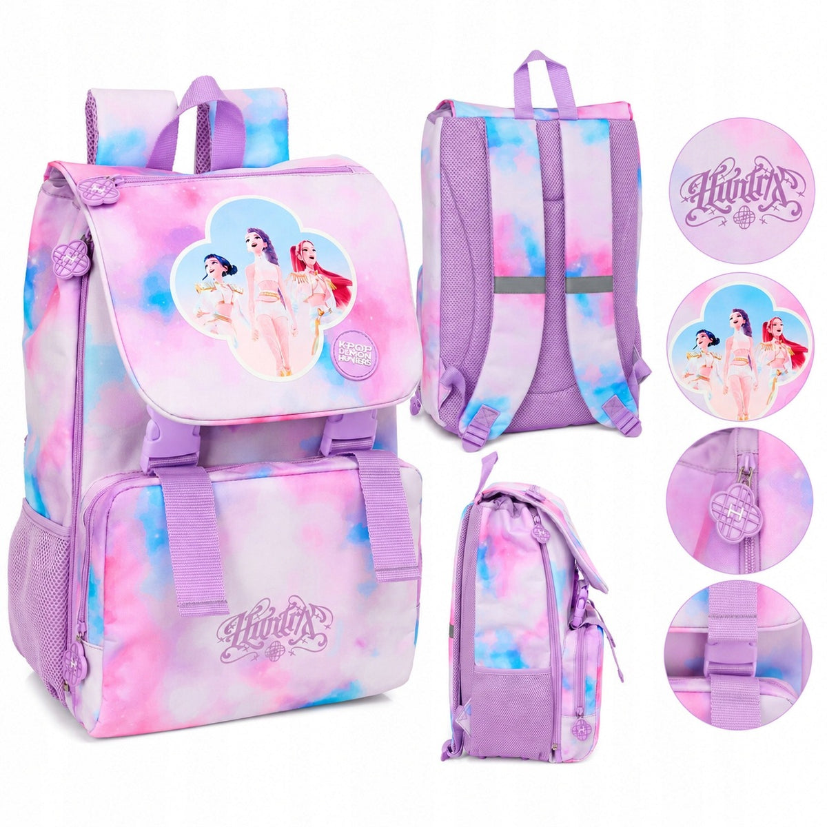 SCHOOL BACKPACK FOR SCHOOL CHILDREN K-POP DEMON HUNTERS HUNTRIX