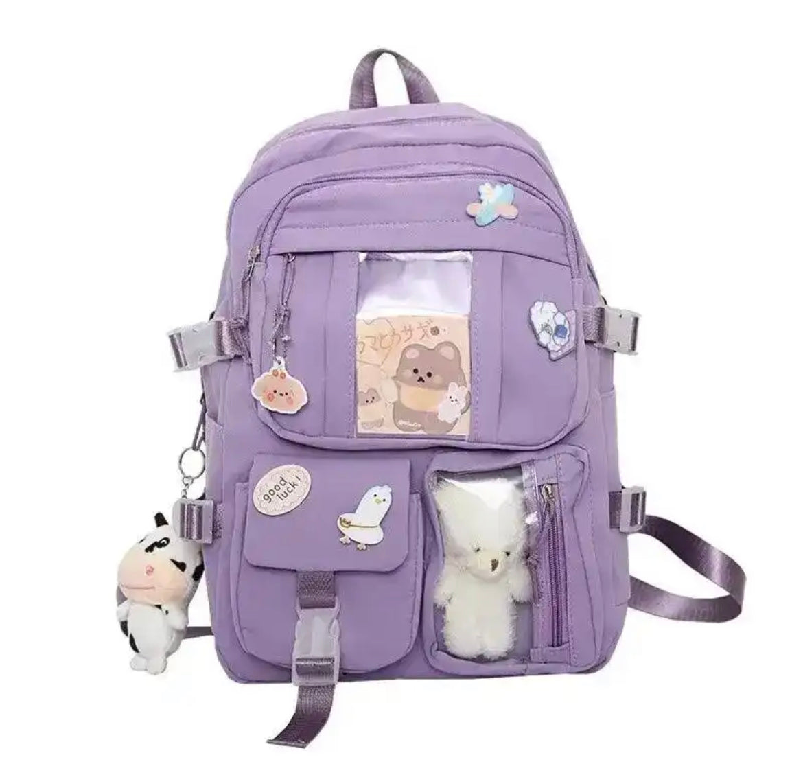 SCHOOL BACKPACK FOR SCHOOL FOR YOUTH KEYCHAIN PADLOCK FL BEAR SET Brand Bergens