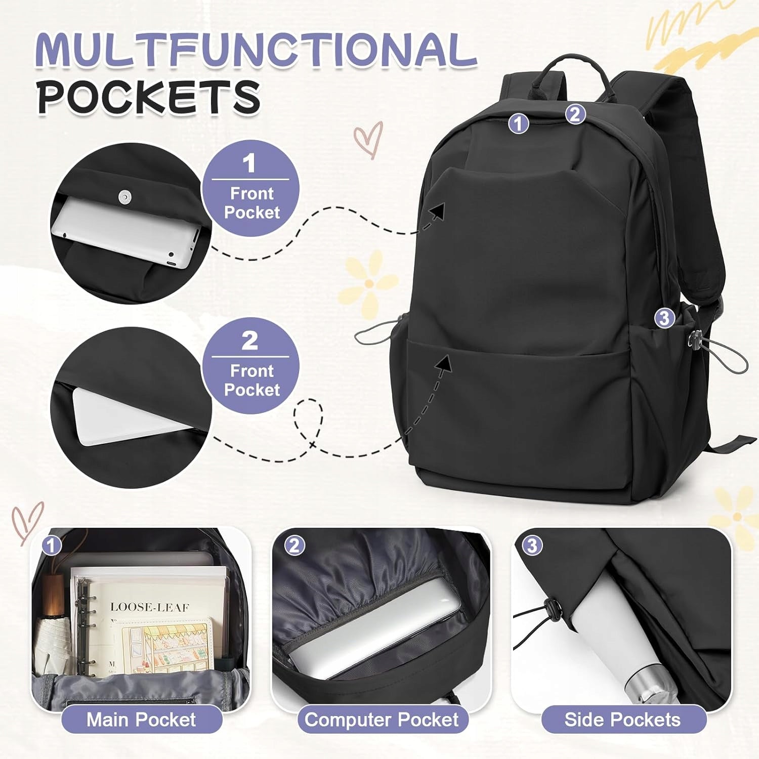 SCHOOL BACKPACK FOR SCHOOL YOUTH WATERPROOF LAPTOP 32x17x45 cm EAN (GTIN) 8445613593105