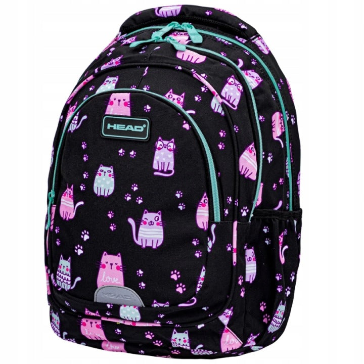 SCHOOL BACKPACK HEAD LOVELY KITTY 20 L WATERPROOF ERGO BACK Manufacturer code 502024045
