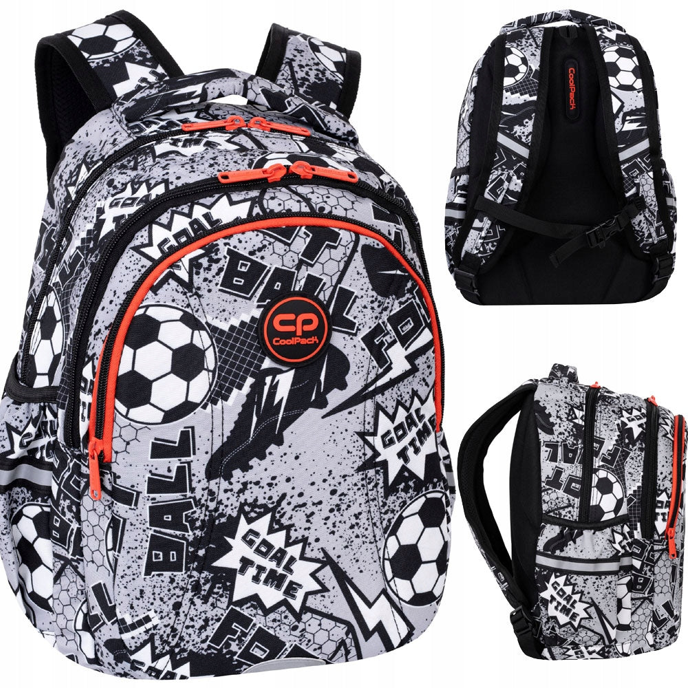 SCHOOL BACKPACK JOY S GREY BALL KL. 1-3 COOLPACK F048710