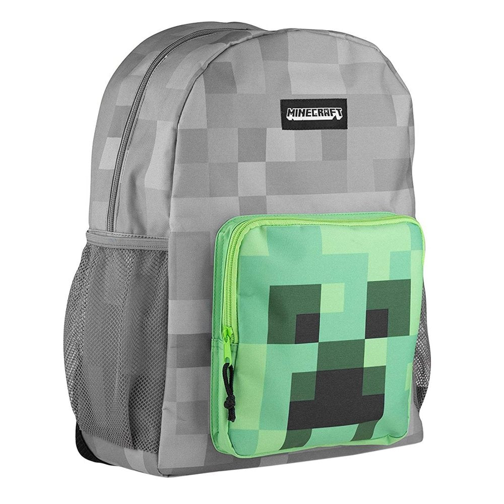 SCHOOL BACKPACK MINECRAFT ONE-CHAMBER CITY TOUR FOR A BOY
