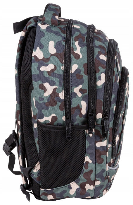 SCHOOL BACKPACK MULTI-CHAMBER BACKUP CAMO A97 ECOLOGY Manufacturer code PLB4A97