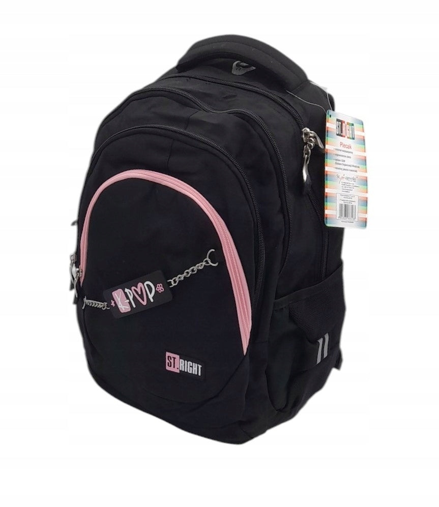 SCHOOL BACKPACK MULTI-CHAMBER SATCHEL FOR GIRLS K-POP PINK 23L Packaging status original