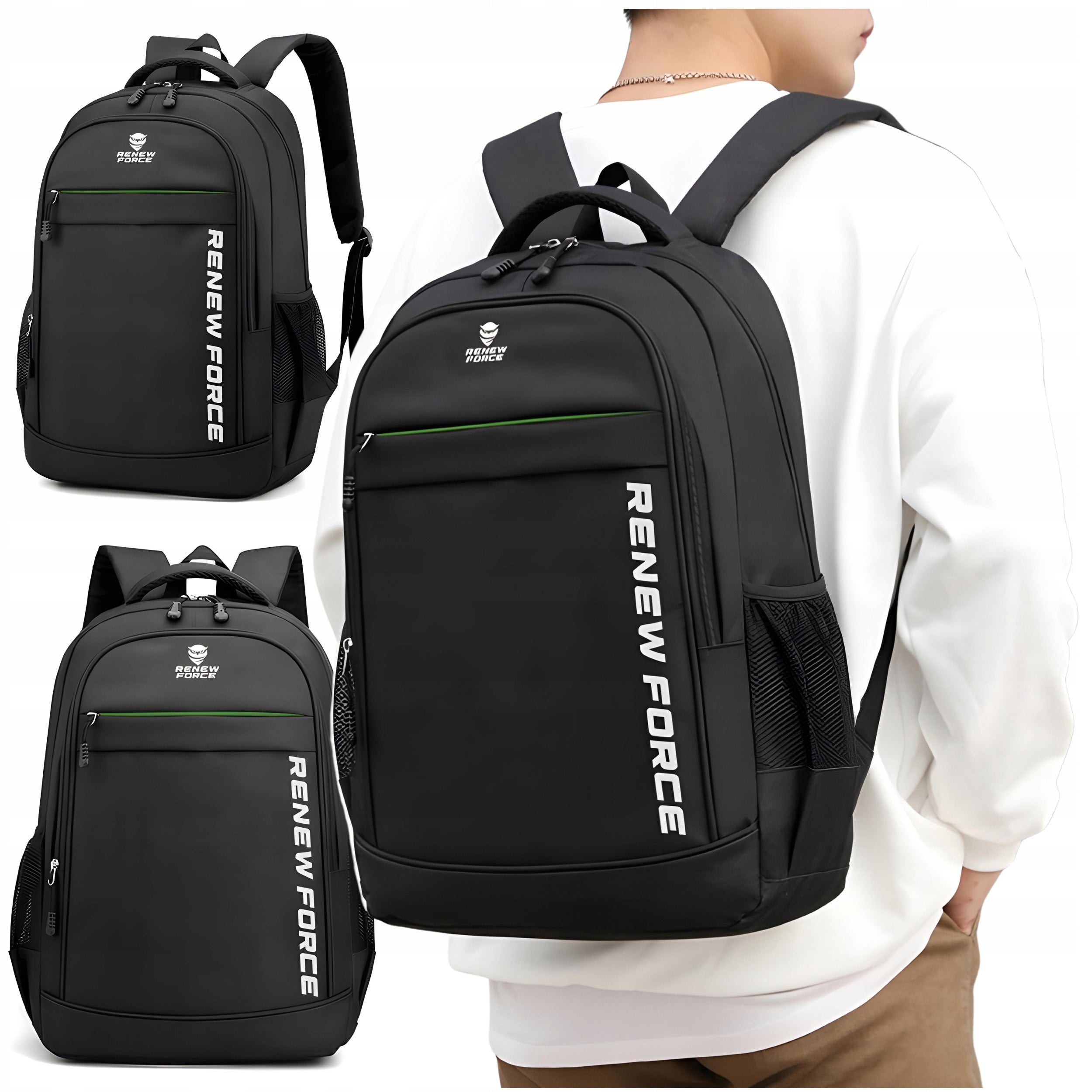 SCHOOL BACKPACK Men's Youth Stylish Laptop for Work EPIC DESIGN