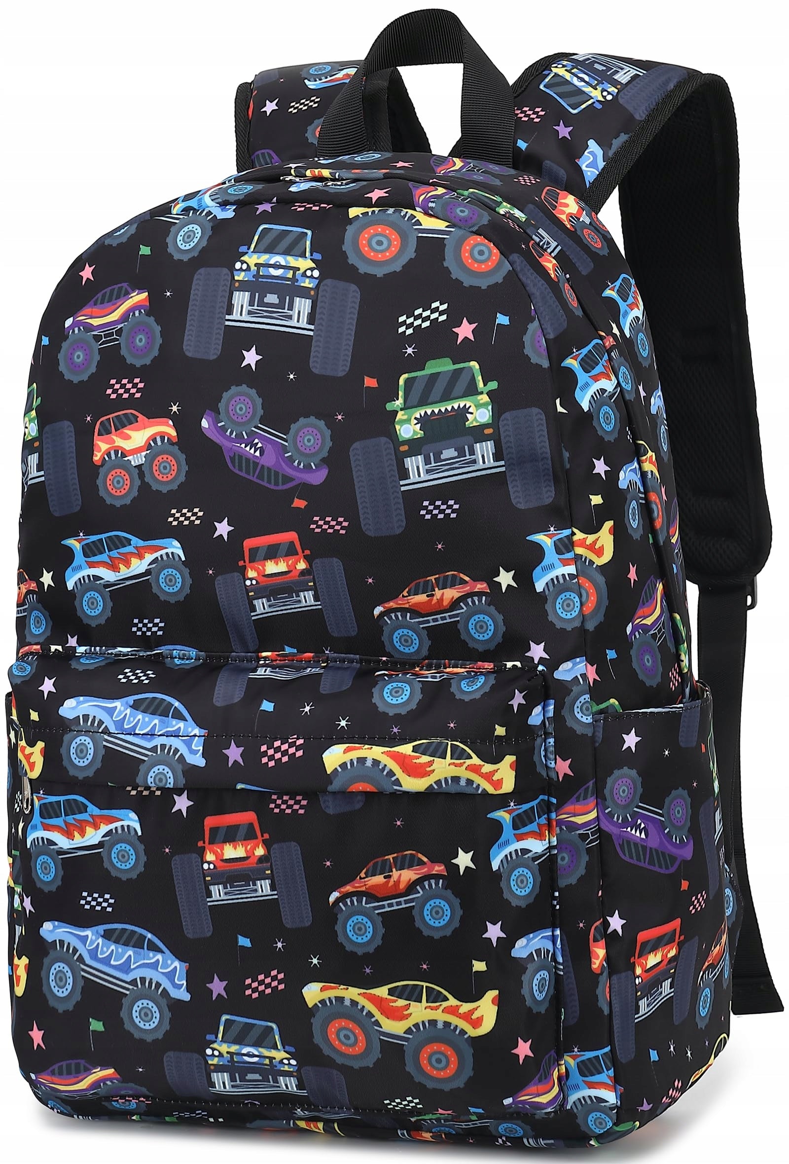 SCHOOL BACKPACK Monster Truck CARS SATCHEL FOR BOY LUNCHBOX LUNCH BAG Manufacturer code PLECAK SZKOLNY MONSTER TRUCK