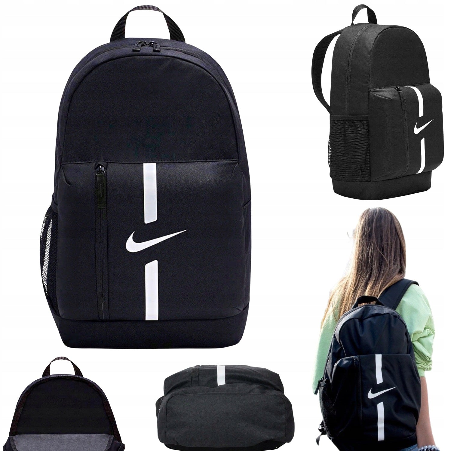 SCHOOL BACKPACK NIKE YOUTH SPORTS FOR BOY FOR GIRL BLACK
