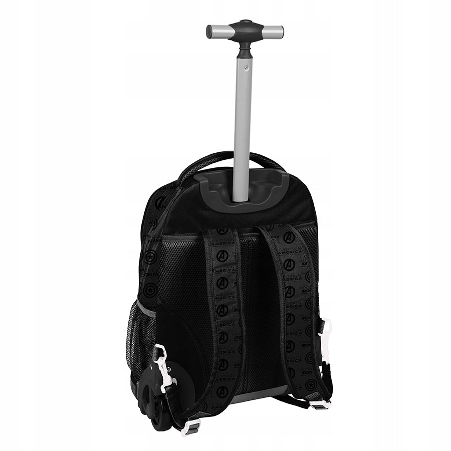 SCHOOL BACKPACK ON WHEELS BEUNIQ IRON MAN YOUTH WITH HANDLE BLACK HOLO EAN (GTIN) 5903162121864