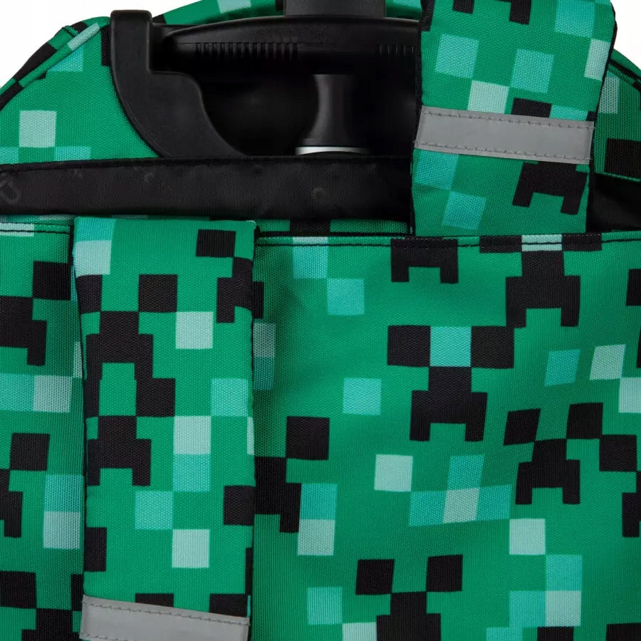 SCHOOL BACKPACK ON WHEELS FOR A BOY IN PIXELS COOLPACK Brand CoolPack